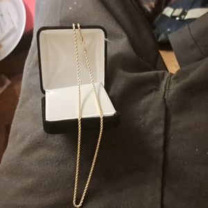 14KT Yellow Gold Rope Necklace(Brand New)